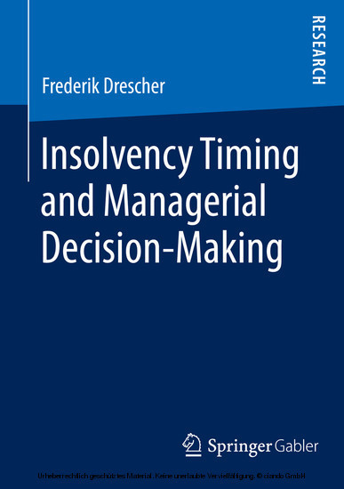 Insolvency Timing and Managerial Decision-Making main product photo