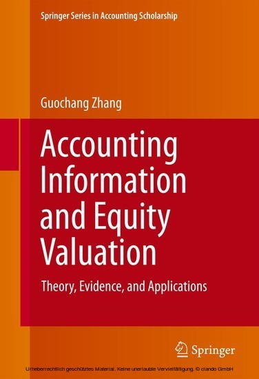 Accounting Information and Equity Valuation main product photo
