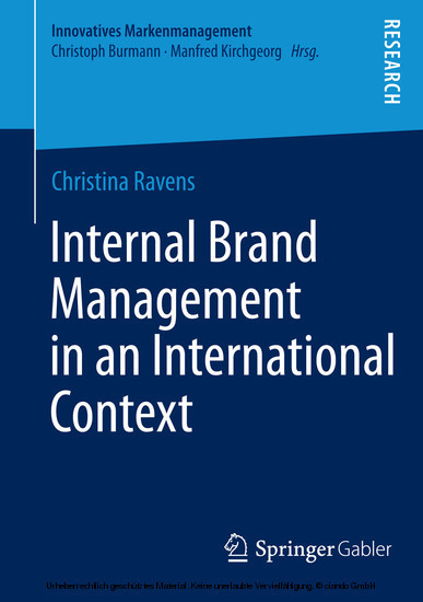 Internal Brand Management in an International Context main product photo