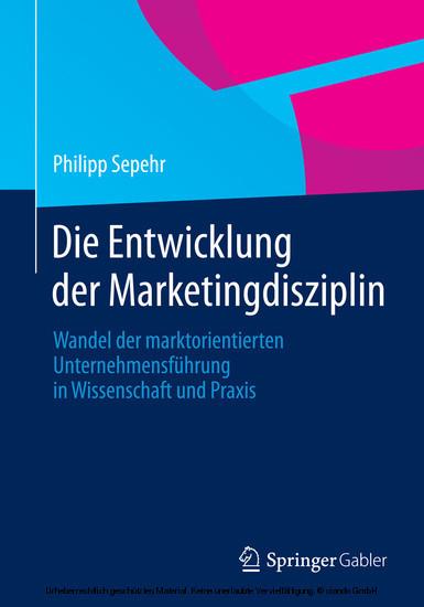 Die Entwicklung der Marketingdisziplin main product photo