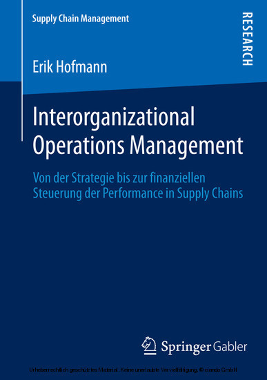 Interorganizational Operations Management main product photo