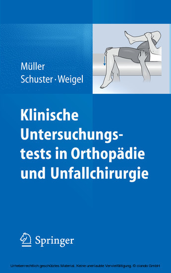 Klinische Untersuchungstests in Orthopädie und Unfallchirurgie main product photo