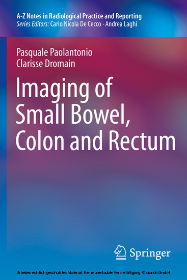 Imaging of Small Bowel, Colon and Rectum main product photo