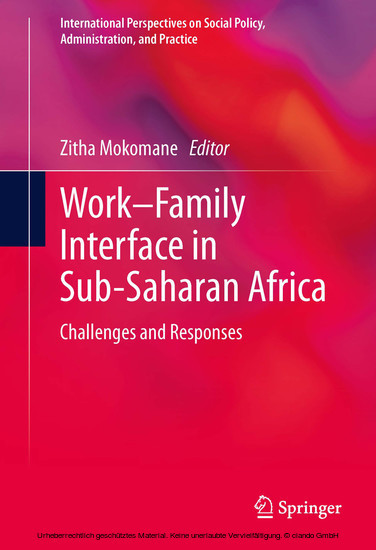 Work-Family Interface in Sub-Saharan Africa main product photo