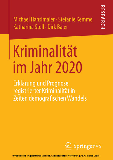 Kriminalität im Jahr 2020 main product photo