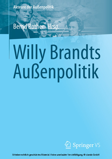Willy Brandts Außenpolitik main product photo