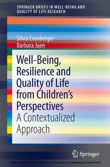 Well-Being, Resilience and Quality of Life from Children's Perspectives main product photo
