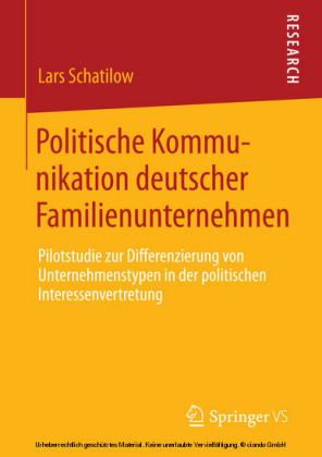 Politische Kommunikation deutscher Familienunternehmen