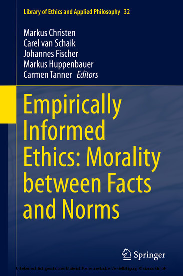Empirically Informed Ethics: Morality between Facts and Norms main product photo