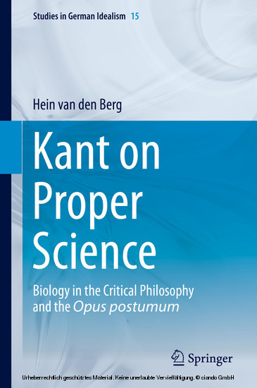 Kant on Proper Science main product photo