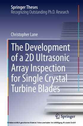 The Development of a 2D Ultrasonic Array Inspection for Single Crystal Turbine Blades