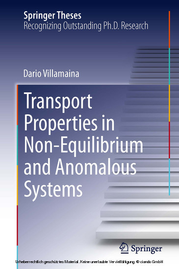 Transport Properties in Non-Equilibrium and Anomalous Systems main product photo