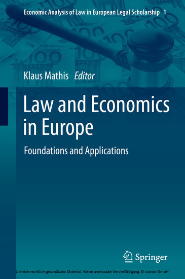 Law and Economics in Europe main product photo