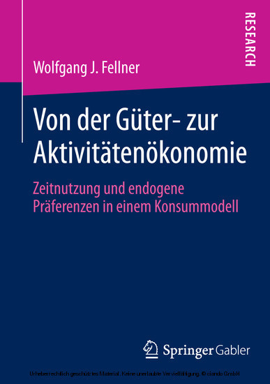 Von der Güter- zur Aktivitätenökonomie main product photo