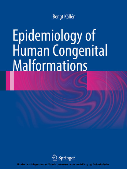 Epidemiology of Human Congenital Malformations main product photo