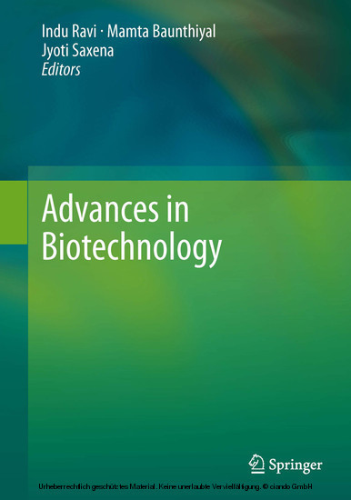 Advances in Biotechnology main product photo