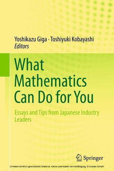 What Mathematics Can Do for You main product photo