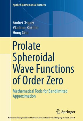 Prolate Spheroidal Wave Functions of Order Zero