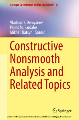Constructive Nonsmooth Analysis and Related Topics