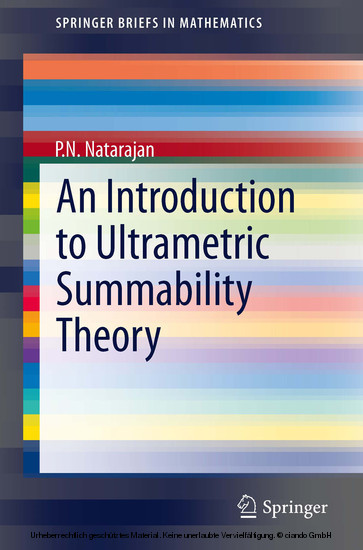 An Introduction to Ultrametric Summability Theory main product photo