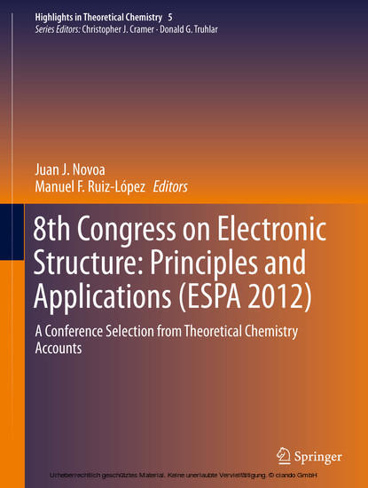 8th Congress on Electronic Structure: Principles and Applications (ESPA 2012) main product photo