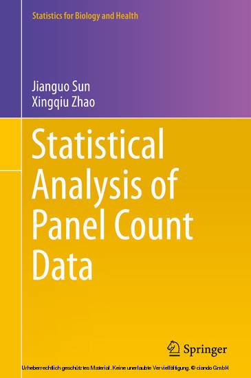 Statistical Analysis of Panel Count Data main product photo