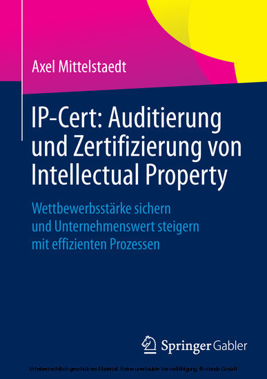 IP-Cert: Auditierung und Zertifizierung von Intellectual Property main product photo