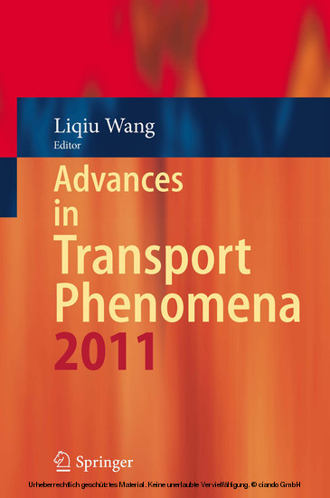 Advances in Transport Phenomena 2011 main product photo