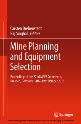 Mine Planning and Equipment Selection
