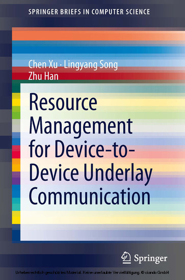 Resource Management for Device-to-Device Underlay Communication main product photo