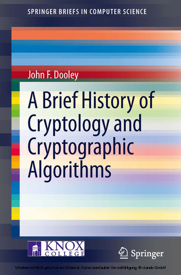 A Brief History of Cryptology and Cryptographic Algorithms main product photo