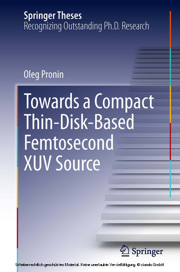 Towards a Compact Thin-Disk-Based Femtosecond XUV Source main product photo