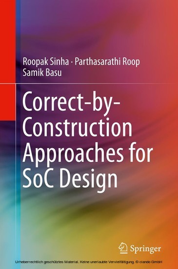 Correct-by-Construction Approaches for SoC Design main product photo