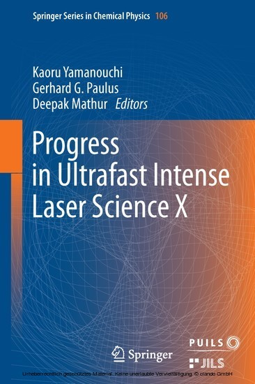 Progress in Ultrafast Intense Laser Science main product photo