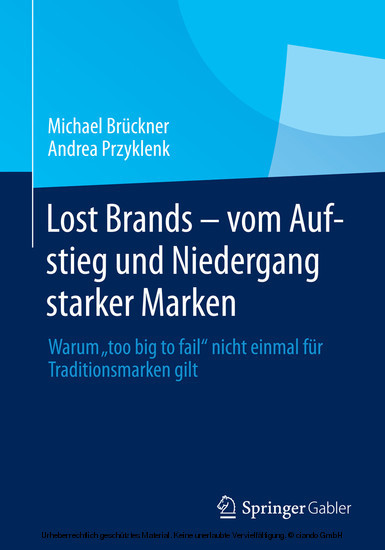 Lost Brands - vom Aufstieg und Niedergang starker Marken main product photo