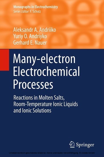 Many-electron Electrochemical Processes main product photo