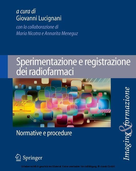 Sperimentazione e registrazione dei radiofarmaci main product photo