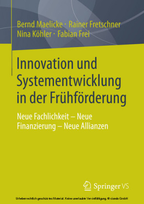 Innovation und Systementwicklung in der Frühförderung
