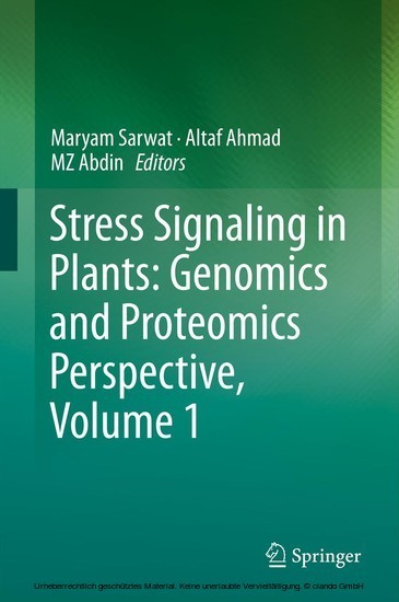 Stress Signaling in Plants: Genomics and Proteomics Perspective, Volume 1 main product photo