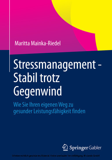 Stressmanagement - Stabil trotz Gegenwind main product photo