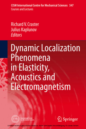 Dynamic Localization Phenomena in Elasticity, Acoustics and Electromagnetism