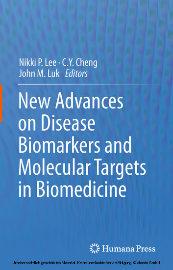 New Advances on Disease Biomarkers and Molecular Targets in Biomedicine main product photo