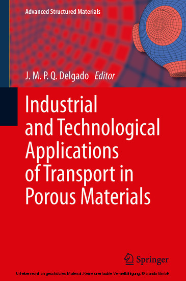 Industrial and Technological Applications of Transport in Porous Materials main product photo