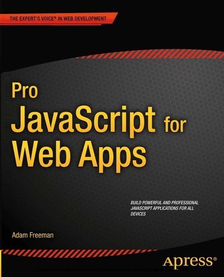 Pro JavaScript for Web Apps main product photo