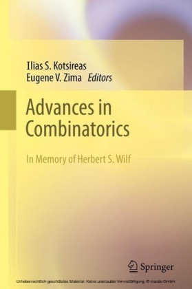 Advances in Combinatorics