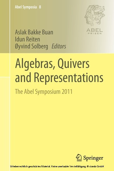 Algebras, Quivers and Representations main product photo