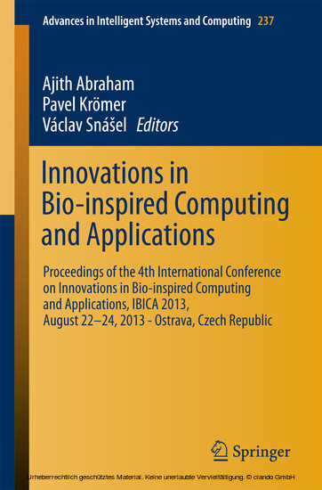 Innovations in Bio-inspired Computing and Applications main product photo