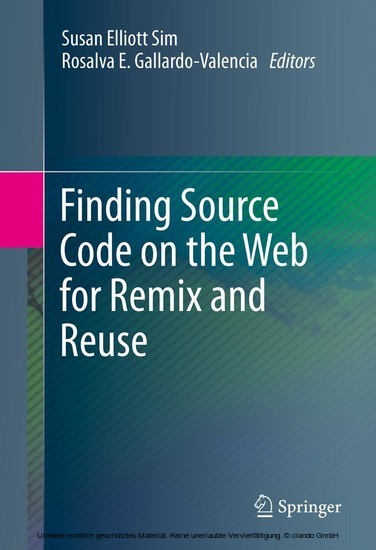 Finding Source Code on the Web for Remix and Reuse main product photo