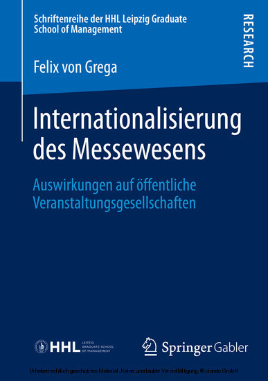 Internationalisierung des Messewesens main product photo