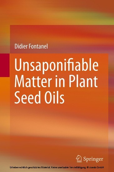 Unsaponifiable Matter in Plant Seed Oils main product photo